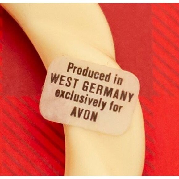 Vintage Boho Beige Bangle Bracelet by West Germany for Avon 8 Inches - O4 - Picture 3 of 4